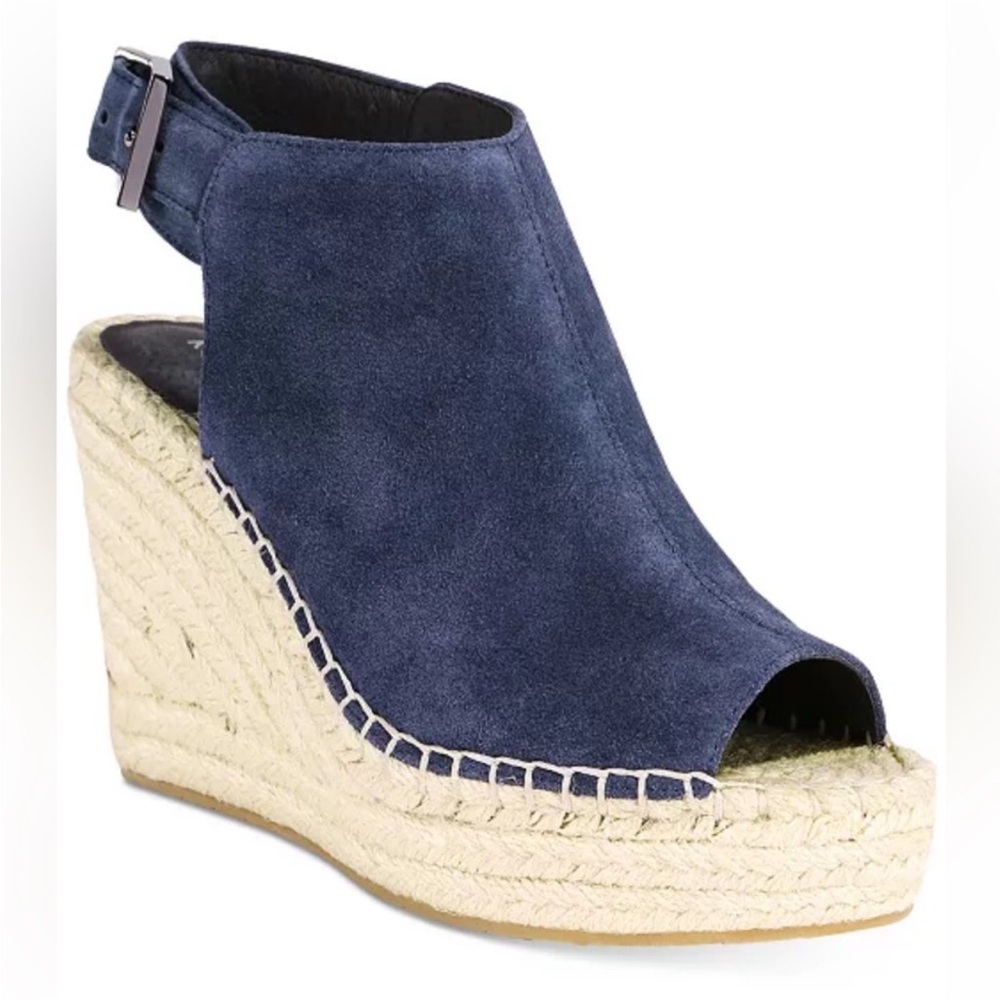 Kenneth Cole New York Women's Olivia Espadrille Peep-Toe Wedges